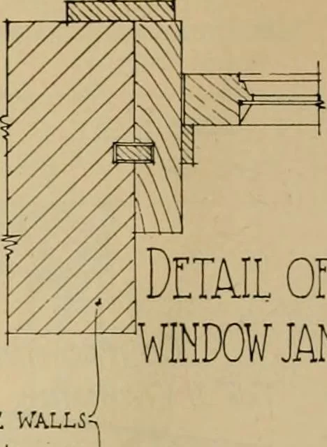 An illustration from Radford’s portfolio of details of building construction; a remarkable and unique collection of full-page plates, accurately drawn and reproduced to exact scale. Complete details for every style of interior trim, including special built-in features., 1911, leaf 145