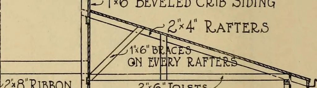 An illustration from Radford’s portfolio of details of building construction; a remarkable and unique collection of full-page plates, accurately drawn and reproduced to exact scale. Complete details for every style of interior trim, including special built-in features., 1911, leaf 153