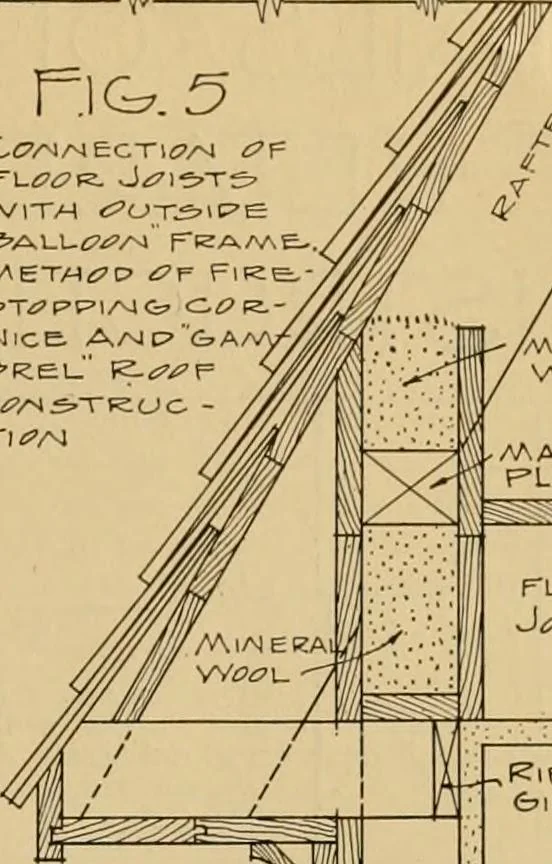 An illustration from Radford’s portfolio of details of building construction; a remarkable and unique collection of full-page plates, accurately drawn and reproduced to exact scale. Complete details for every style of interior trim, including special built-in features., 1911, leaf 18