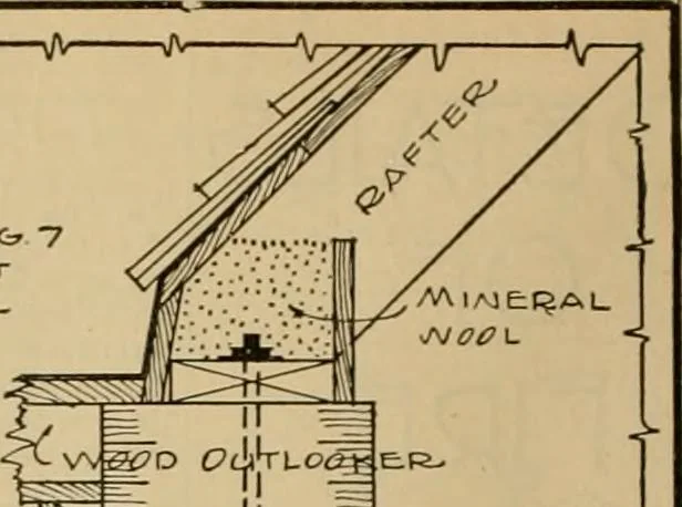 An illustration from Radford’s portfolio of details of building construction; a remarkable and unique collection of full-page plates, accurately drawn and reproduced to exact scale. Complete details for every style of interior trim, including special built-in features., 1911, leaf 19