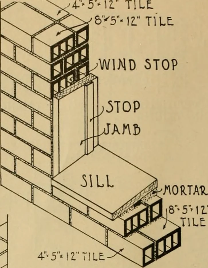 An illustration from Radford’s portfolio of details of building construction; a remarkable and unique collection of full-page plates, accurately drawn and reproduced to exact scale. Complete details for every style of interior trim, including special built-in features., 1911, leaf 29