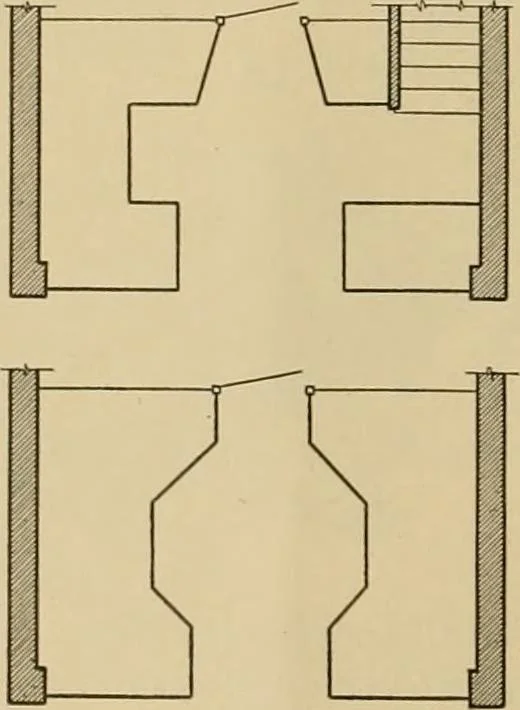 An illustration from Radford’s portfolio of details of building construction; a remarkable and unique collection of full-page plates, accurately drawn and reproduced to exact scale. Complete details for every style of interior trim, including special built-in features., 1911, leaf 31
