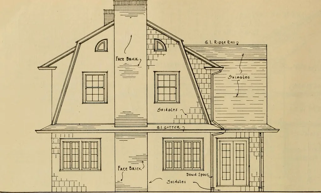 An illustration from Radford’s portfolio of details of building construction; a remarkable and unique collection of full-page plates, accurately drawn and reproduced to exact scale. Complete details for every style of interior trim, including special built-in features., 1911, leaf 67