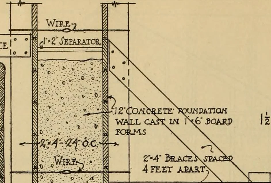An illustration from Radford’s portfolio of details of building construction; a remarkable and unique collection of full-page plates, accurately drawn and reproduced to exact scale. Complete details for every style of interior trim, including special built-in features., 1911, leaf 81
