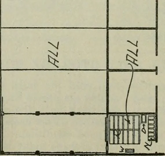 An illustration from Radford's portfolio of details of building construction : a remarkable and unique collection of full-page plates, accurately drawn and reproduced to exact scale ..., 1911, leaf 103