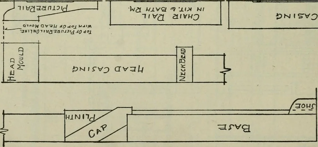 An illustration from Radford's portfolio of details of building construction : a remarkable and unique collection of full-page plates, accurately drawn and reproduced to exact scale ..., 1911, leaf 129