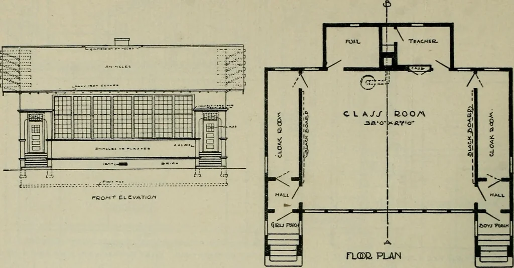 An illustration from Radford's portfolio of details of building construction : a remarkable and unique collection of full-page plates, accurately drawn and reproduced to exact scale ..., 1911, leaf 143
