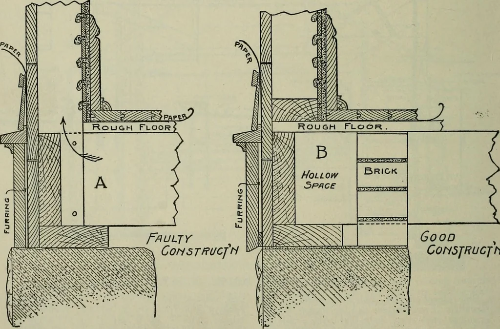 An illustration from Radford's portfolio of details of building construction : a remarkable and unique collection of full-page plates, accurately drawn and reproduced to exact scale ..., 1911, leaf 145