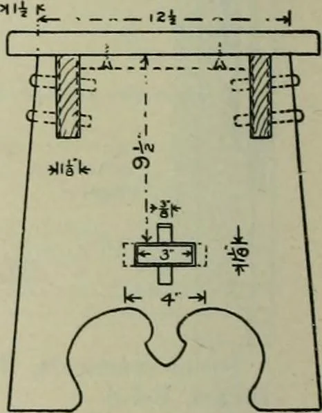 An illustration from Radford's portfolio of details of building construction : a remarkable and unique collection of full-page plates, accurately drawn and reproduced to exact scale ..., 1911, leaf 151
