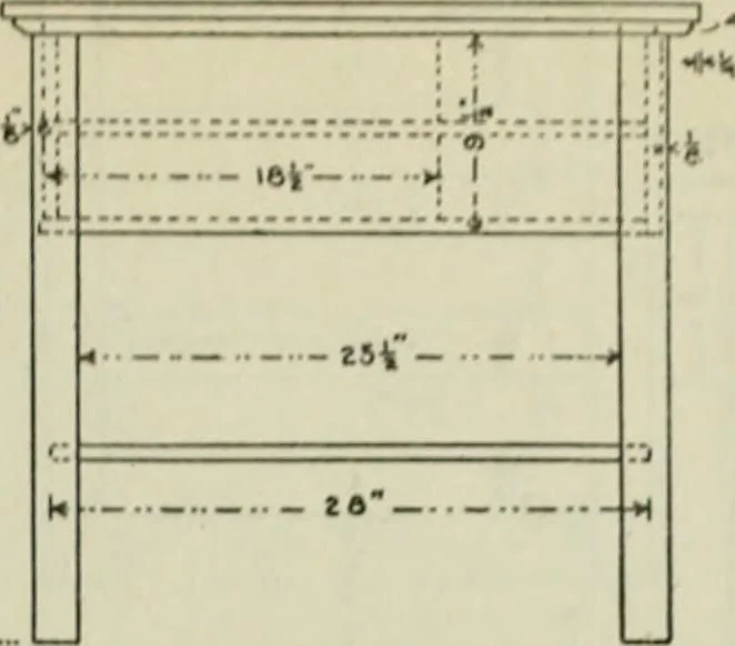 An illustration from Radford's portfolio of details of building construction : a remarkable and unique collection of full-page plates, accurately drawn and reproduced to exact scale ..., 1911, leaf 154