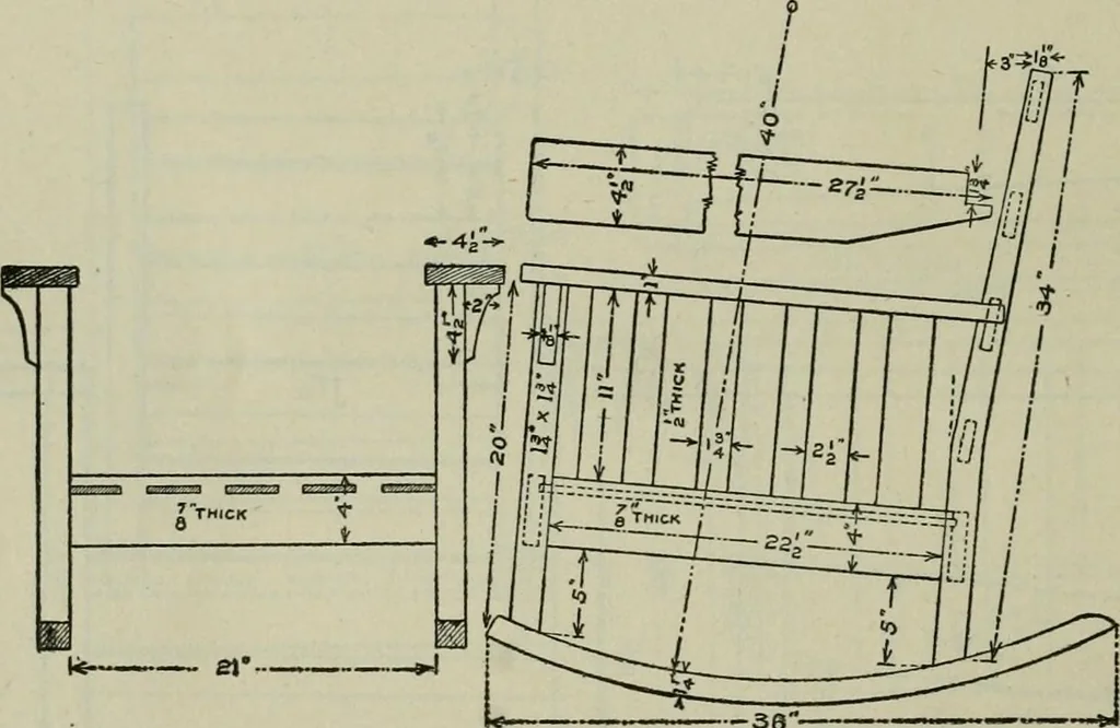 An illustration from Radford's portfolio of details of building construction : a remarkable and unique collection of full-page plates, accurately drawn and reproduced to exact scale ..., 1911, leaf 157