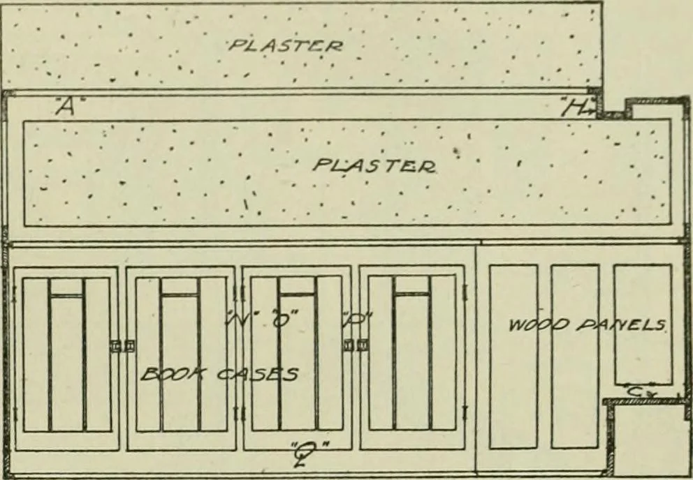 An illustration from Radford's portfolio of details of building construction : a remarkable and unique collection of full-page plates, accurately drawn and reproduced to exact scale ..., 1911, leaf 16