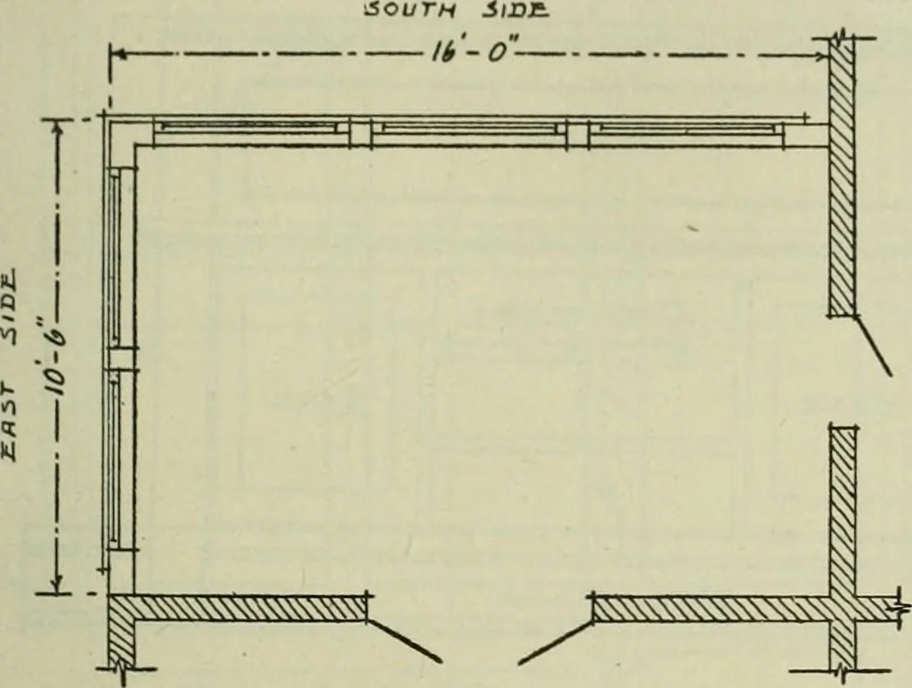 An illustration from Radford's portfolio of details of building construction : a remarkable and unique collection of full-page plates, accurately drawn and reproduced to exact scale ..., 1911, leaf 164