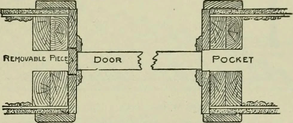 An illustration from Radford's portfolio of details of building construction : a remarkable and unique collection of full-page plates, accurately drawn and reproduced to exact scale ..., 1911, leaf 168