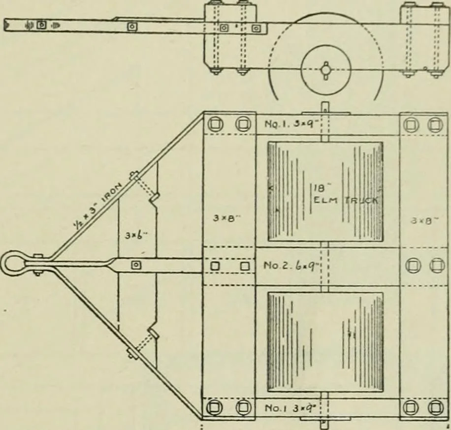 An illustration from Radford's portfolio of details of building construction : a remarkable and unique collection of full-page plates, accurately drawn and reproduced to exact scale ..., 1911, leaf 172