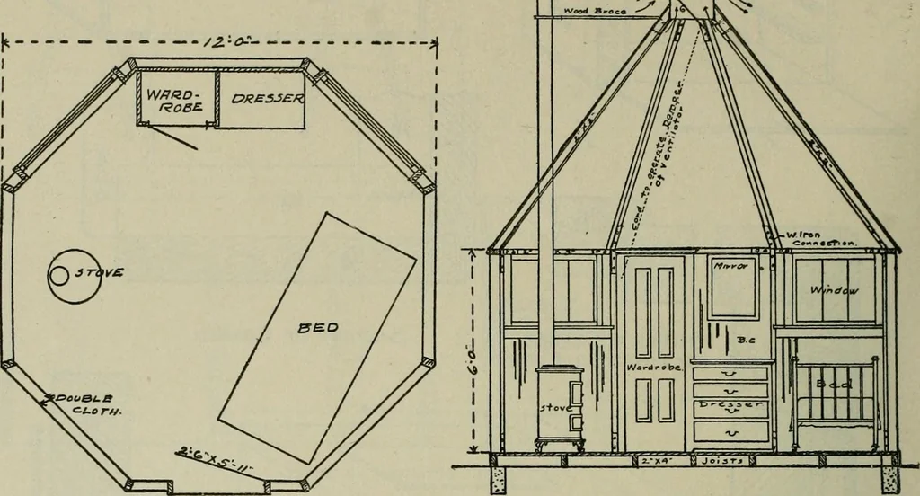 An illustration from Radford's portfolio of details of building construction : a remarkable and unique collection of full-page plates, accurately drawn and reproduced to exact scale ..., 1911, leaf 175