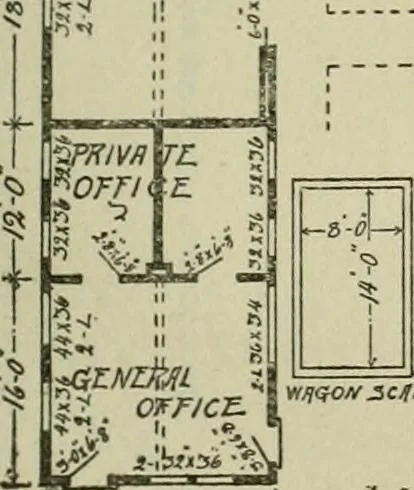 An illustration from Radford's portfolio of details of building construction : a remarkable and unique collection of full-page plates, accurately drawn and reproduced to exact scale ..., 1911, leaf 186