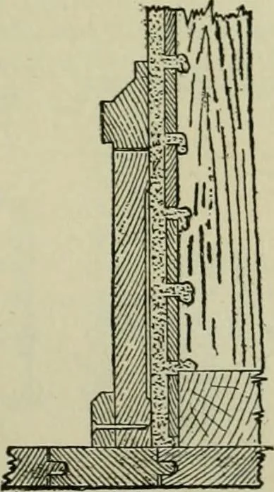 An illustration from Radford's portfolio of details of building construction : a remarkable and unique collection of full-page plates, accurately drawn and reproduced to exact scale ..., 1911, leaf 188