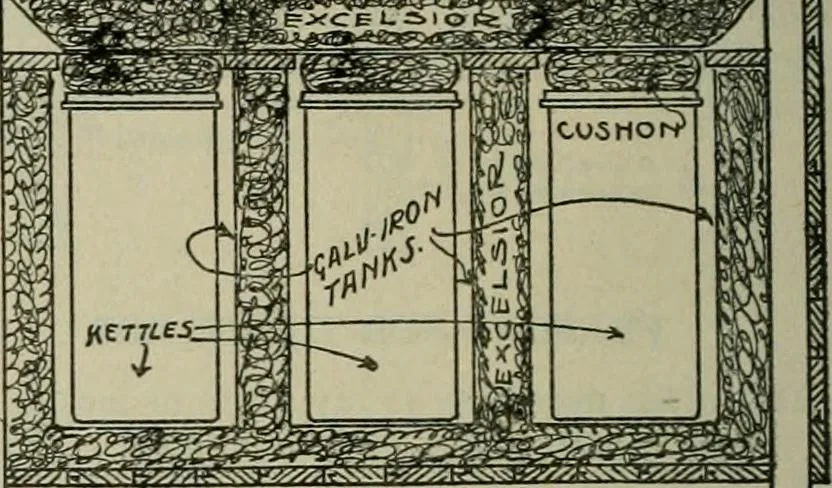 An illustration from Radford's portfolio of details of building construction : a remarkable and unique collection of full-page plates, accurately drawn and reproduced to exact scale ..., 1911, leaf 189