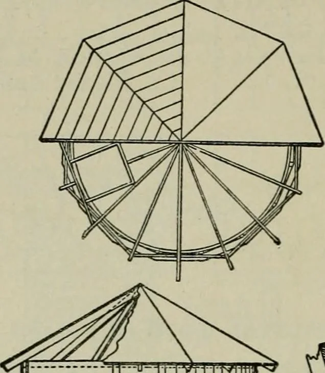 An illustration from Radford's portfolio of details of building construction : a remarkable and unique collection of full-page plates, accurately drawn and reproduced to exact scale ..., 1911, leaf 191
