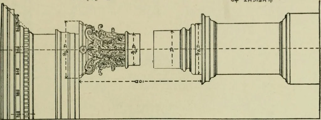 An illustration from Radford's portfolio of details of building construction : a remarkable and unique collection of full-page plates, accurately drawn and reproduced to exact scale ..., 1911, leaf 196