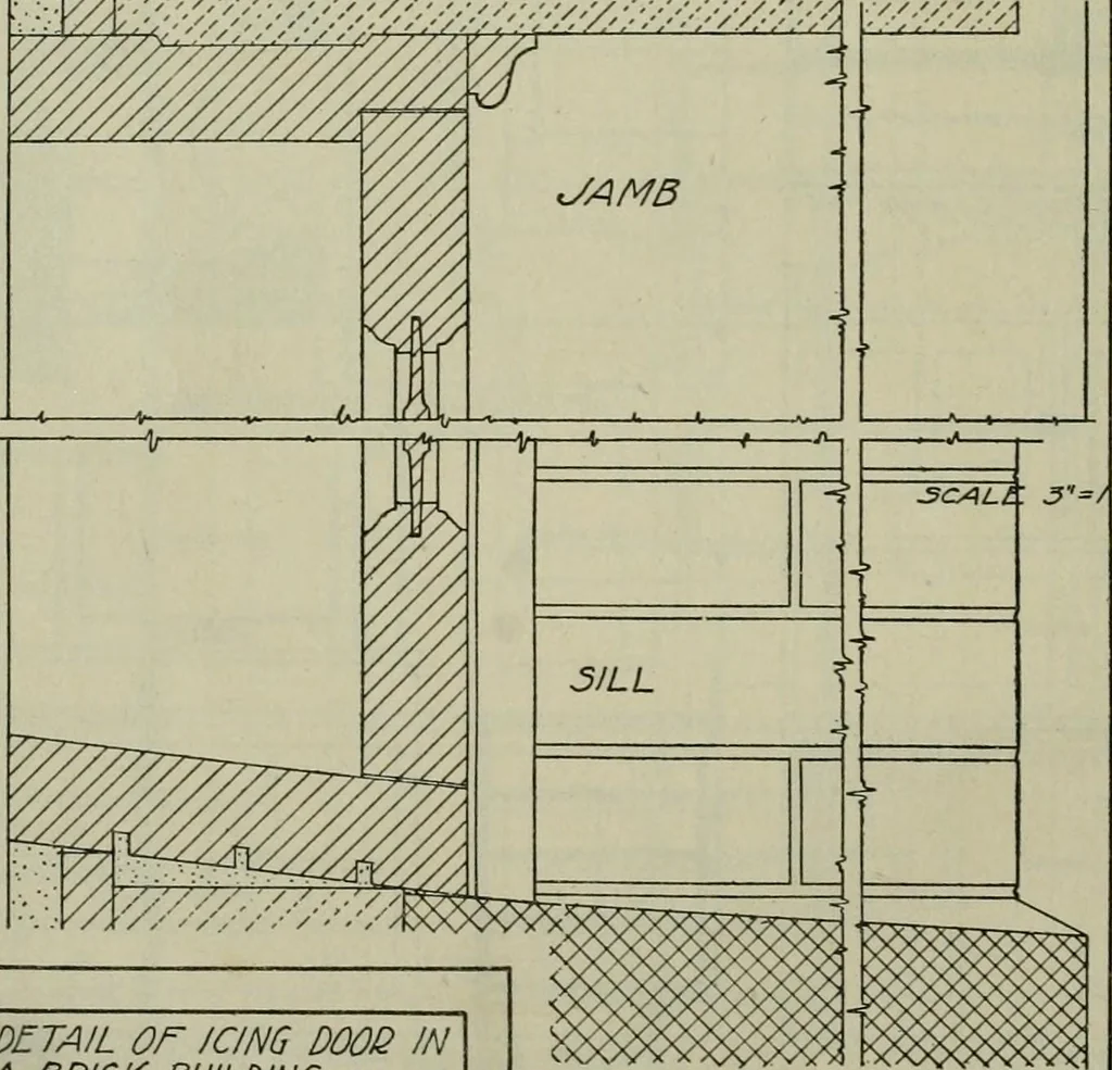 An illustration from Radford's portfolio of details of building construction : a remarkable and unique collection of full-page plates, accurately drawn and reproduced to exact scale ..., 1911, leaf 27