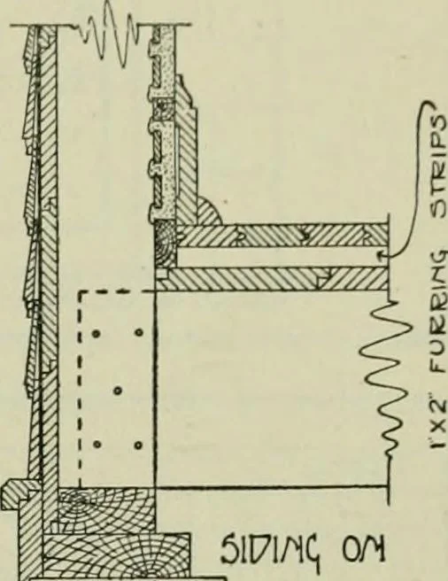 An illustration from Radford's portfolio of details of building construction : a remarkable and unique collection of full-page plates, accurately drawn and reproduced to exact scale ..., 1911, leaf 32