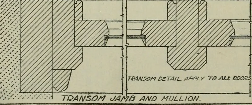 An illustration from Radford's portfolio of details of building construction : a remarkable and unique collection of full-page plates, accurately drawn and reproduced to exact scale ..., 1911, leaf 41