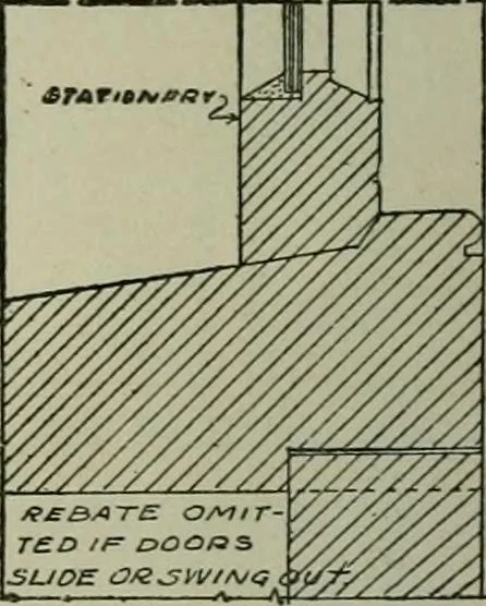 An illustration from Radford's portfolio of details of building construction : a remarkable and unique collection of full-page plates, accurately drawn and reproduced to exact scale ..., 1911, leaf 41