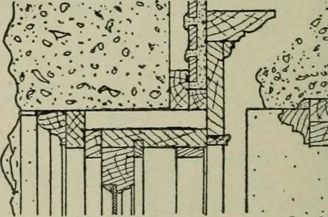 An illustration from Radford's portfolio of details of building construction : a remarkable and unique collection of full-page plates, accurately drawn and reproduced to exact scale ..., 1911, leaf 47