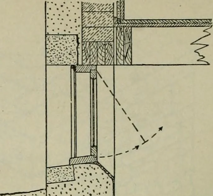 An illustration from Radford's portfolio of details of building construction : a remarkable and unique collection of full-page plates, accurately drawn and reproduced to exact scale ..., 1911, leaf 55