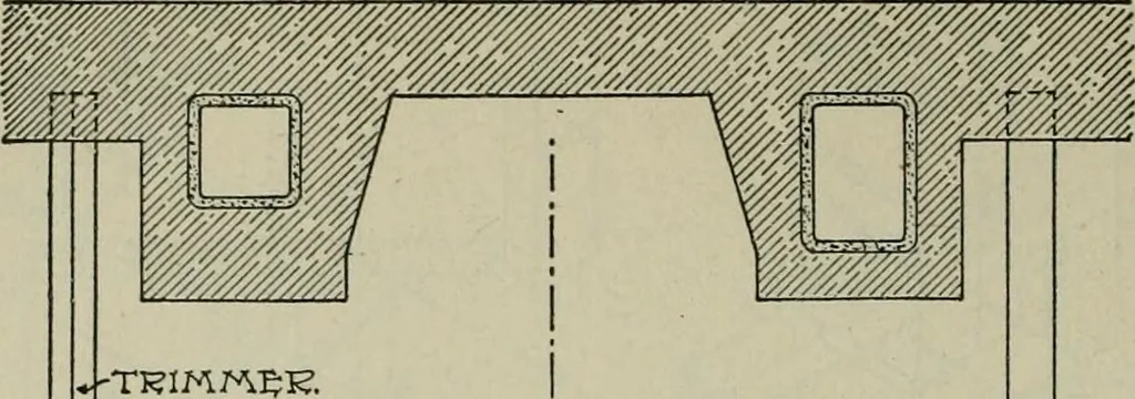 An illustration from Radford's portfolio of details of building construction : a remarkable and unique collection of full-page plates, accurately drawn and reproduced to exact scale ..., 1911, leaf 59
