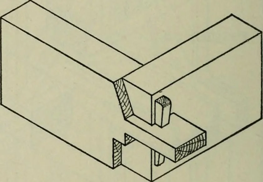 An illustration from Radford's portfolio of details of building construction : a remarkable and unique collection of full-page plates, accurately drawn and reproduced to exact scale ..., 1911, leaf 59