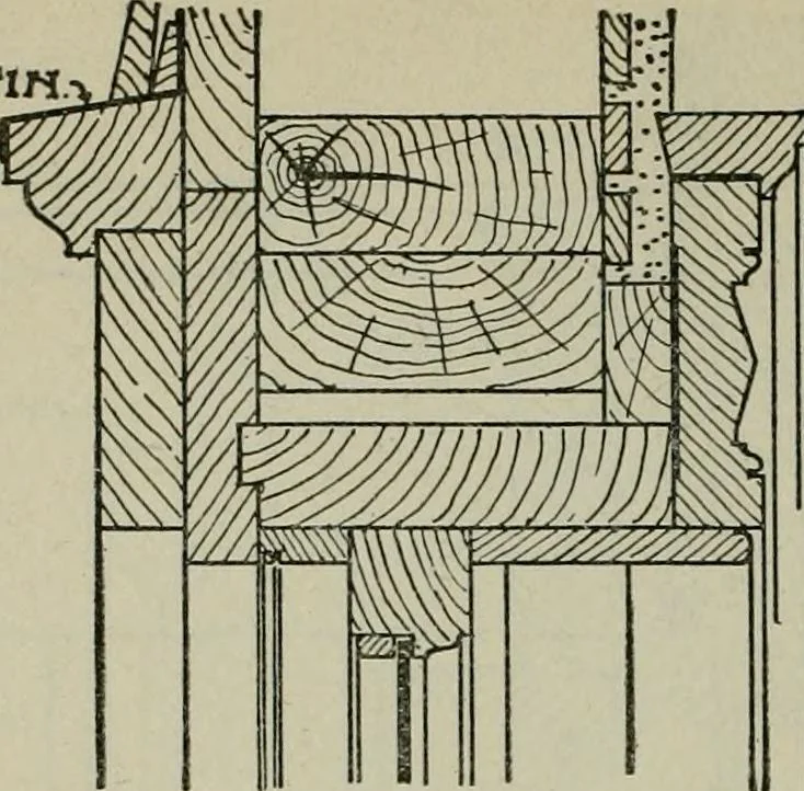 An illustration from Radford's portfolio of details of building construction : a remarkable and unique collection of full-page plates, accurately drawn and reproduced to exact scale ..., 1911, leaf 67