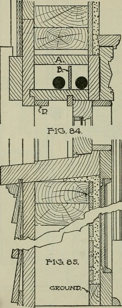 An illustration from Radford's portfolio of details of building construction : a remarkable and unique collection of full-page plates, accurately drawn and reproduced to exact scale ..., 1911, leaf 67