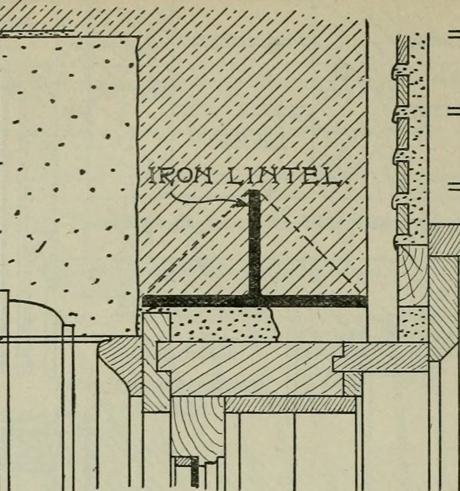 An illustration from Radford's portfolio of details of building construction : a remarkable and unique collection of full-page plates, accurately drawn and reproduced to exact scale ..., 1911, leaf 75
