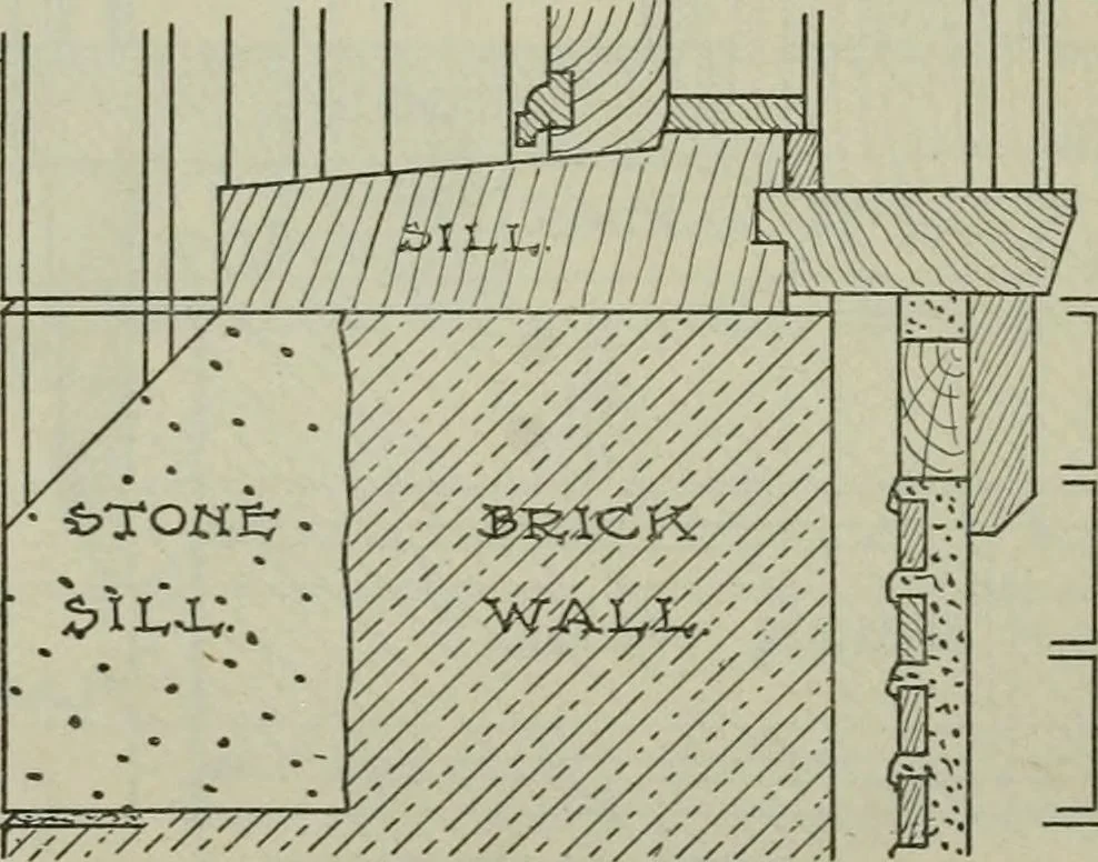 An illustration from Radford's portfolio of details of building construction : a remarkable and unique collection of full-page plates, accurately drawn and reproduced to exact scale ..., 1911, leaf 75