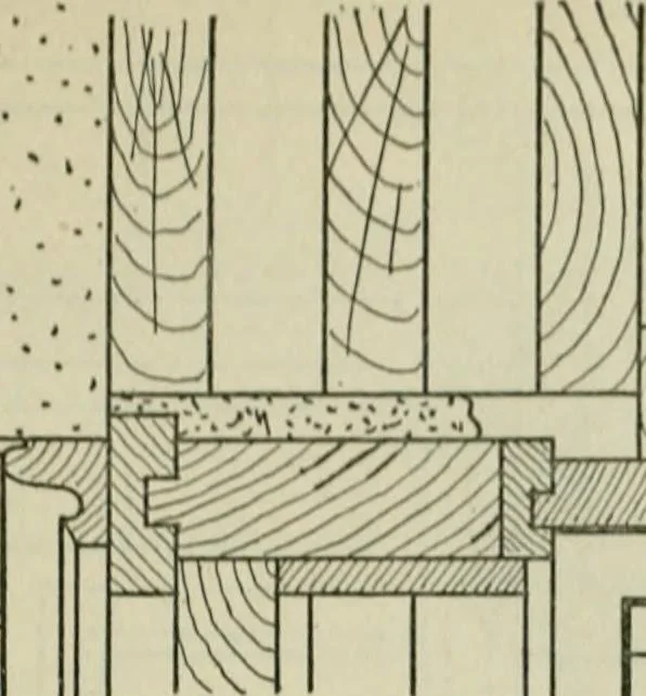 An illustration from Radford's portfolio of details of building construction : a remarkable and unique collection of full-page plates, accurately drawn and reproduced to exact scale ..., 1911, leaf 76