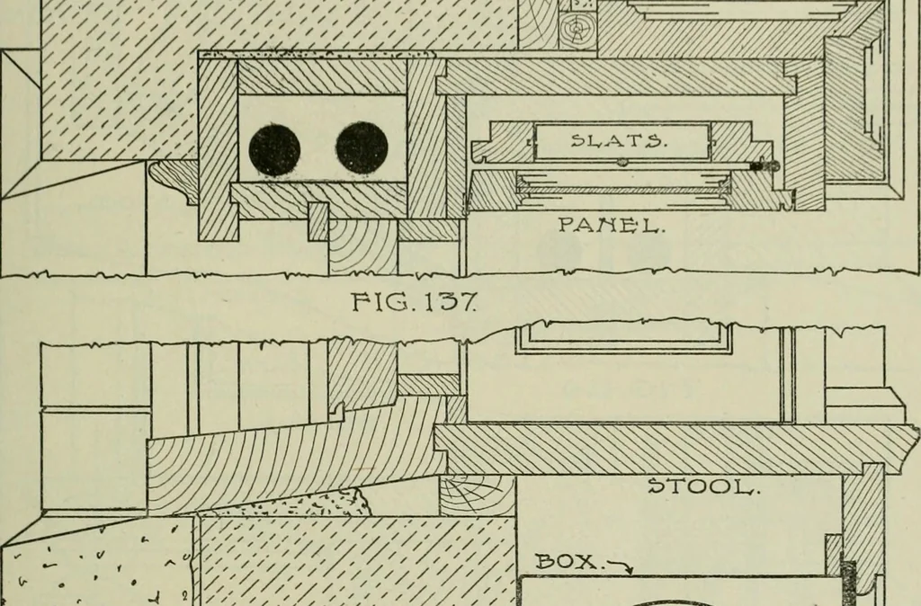 An illustration from Radford's portfolio of details of building construction : a remarkable and unique collection of full-page plates, accurately drawn and reproduced to exact scale ..., 1911, leaf 78