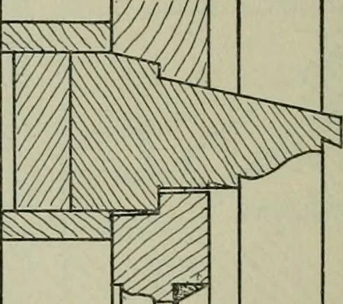 An illustration from Radford's portfolio of details of building construction : a remarkable and unique collection of full-page plates, accurately drawn and reproduced to exact scale ..., 1911, leaf 81