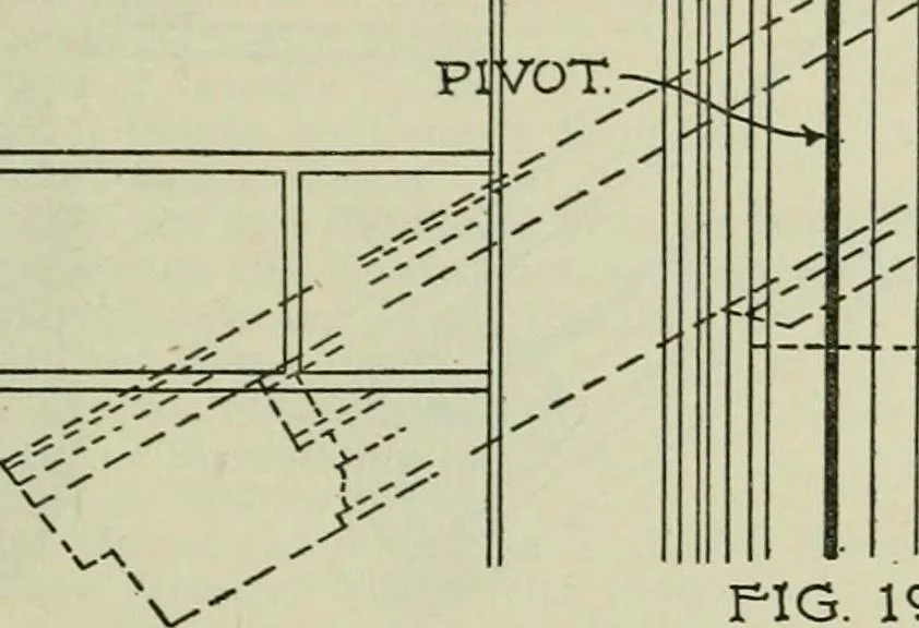 An illustration from Radford's portfolio of details of building construction : a remarkable and unique collection of full-page plates, accurately drawn and reproduced to exact scale ..., 1911, leaf 92