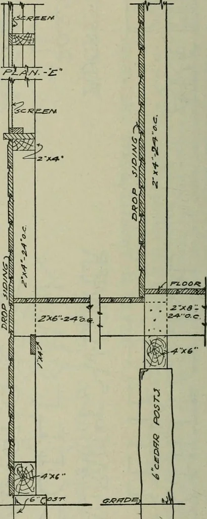An illustration from Radford's portfolio of details of building construction : a remarkable and unique collection of full-page plates, accurately drawn and reproduced to exact scale ..., 1911, leaf 97