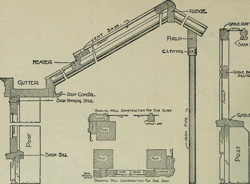An illustration from Radford's portfolio of details of building construction : a remarkable and unique collection of full-page plates, accurately drawn and reproduced to exact scale ..., 1911, leaf 99