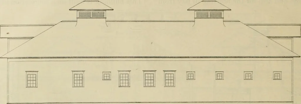An illustration from Radford's practical barn plans : being a complete collection of practical, economical and common-sense plans of barns, out buildings and stock sheds, 1907, leaf 133