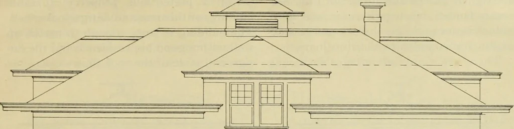 An illustration from Radford's practical barn plans : being a complete collection of practical, economical and common-sense plans of barns, out buildings and stock sheds, 1907, leaf 140