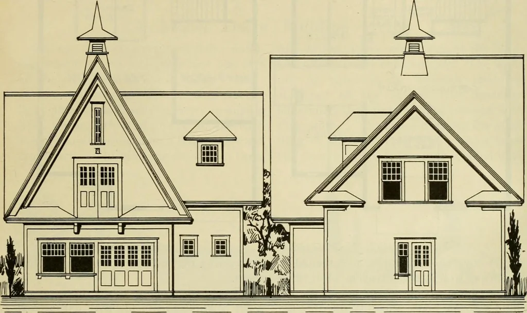 An illustration from Radford's practical barn plans : being a complete collection of practical, economical and common-sense plans of barns, out buildings and stock sheds, 1907, leaf 144