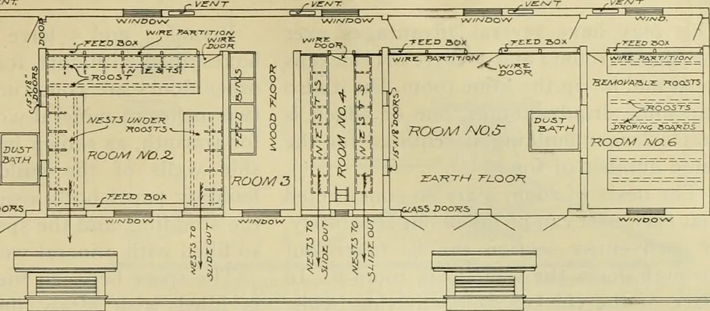 An illustration from Radford's practical barn plans : being a complete collection of practical, economical and common-sense plans of barns, out buildings and stock sheds, 1907, leaf 150