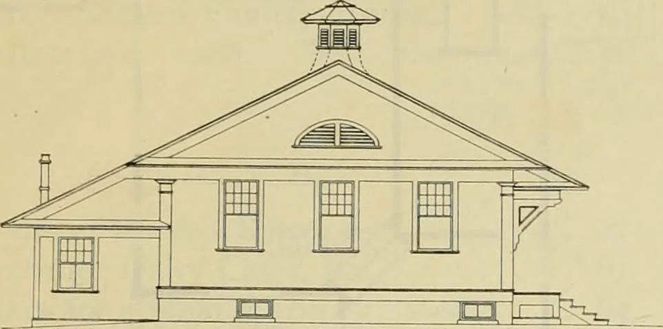 An illustration from Radford's practical barn plans : being a complete collection of practical, economical and common-sense plans of barns, out buildings and stock sheds, 1907, leaf 156