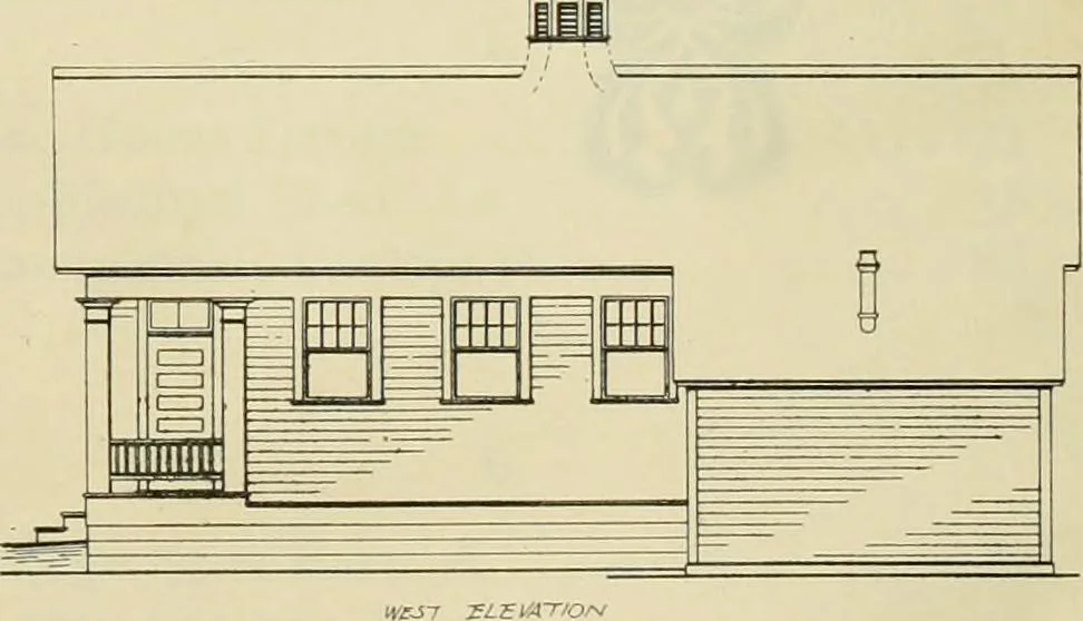 An illustration from Radford's practical barn plans : being a complete collection of practical, economical and common-sense plans of barns, out buildings and stock sheds, 1907, leaf 156