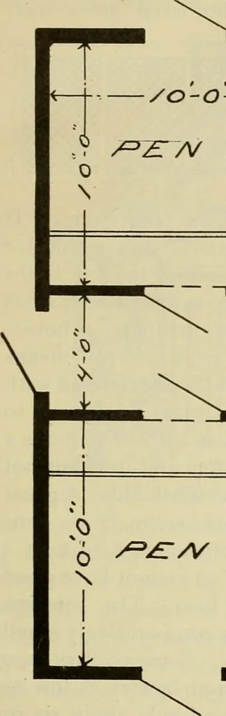 An illustration from Radford's practical barn plans : being a complete collection of practical, economical and common-sense plans of barns, out buildings and stock sheds, 1907, leaf 48